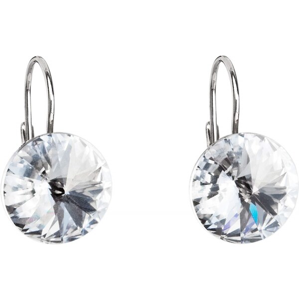 Evolution Group Strieborné náušnice s kryštálmi Swarovski 31106.1 66585067