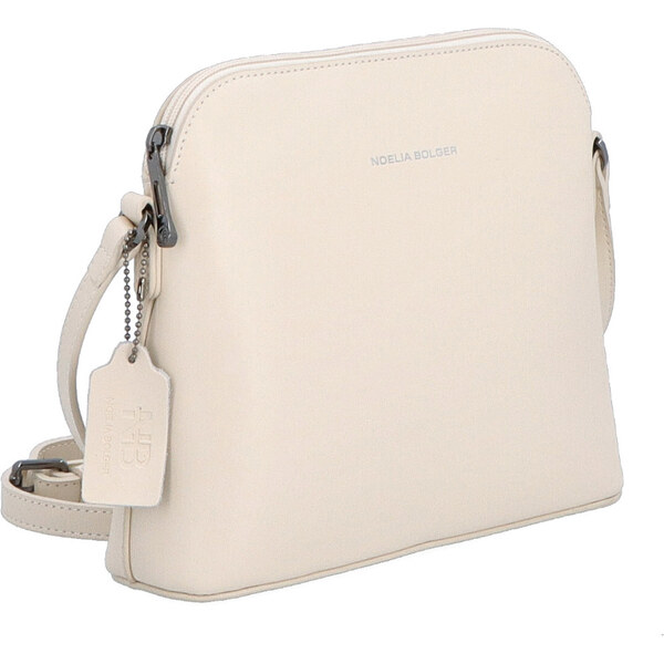 Kožená kabelka crossbody Noelia Bolger béžová NB 0064 BE 47092265