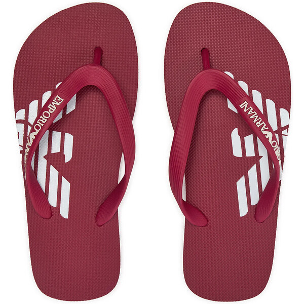 Dámske žabky XVQS08 XN746 T627 burgundy - Emporio Armani 55358956