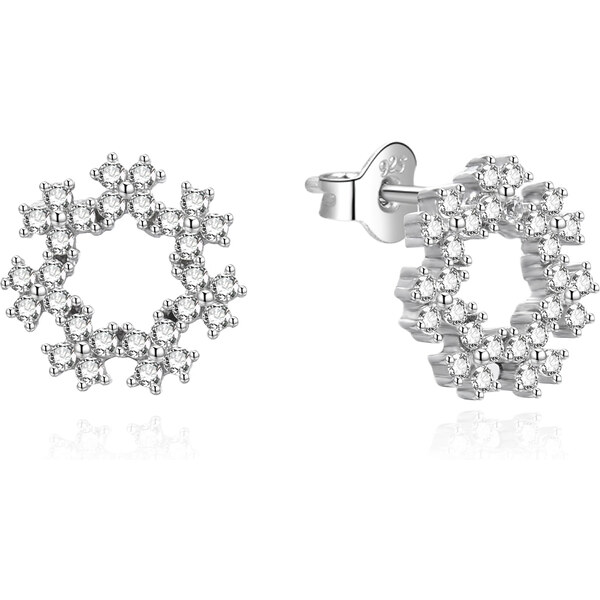 Agato Strieborné náušnice s čírymi zirkónmi AGUP3482 66582853