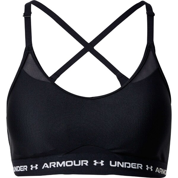 UNDER ARMOUR Športová podprsenka čierna / biela 55387398