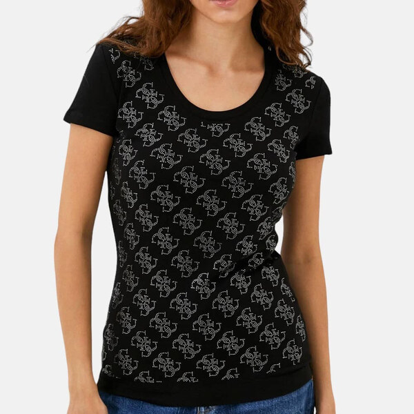 Dámské černé triko Guess 55900 55393264