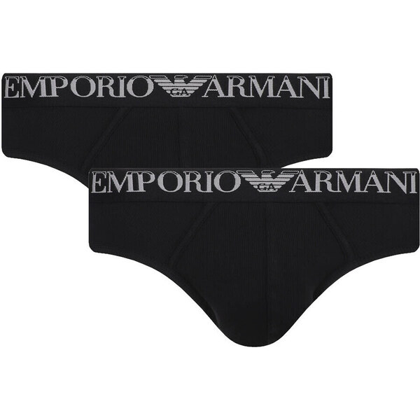 Pánske nohavičky 2Pack 112079 4R502 07320 Black - Emporio Armani 55399478
