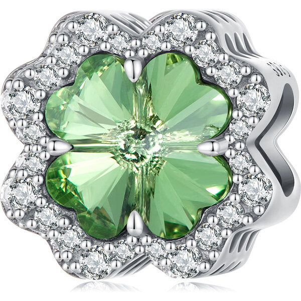 Royal Fashion strieborný prívesok Štvorlístok šťastia 56574007