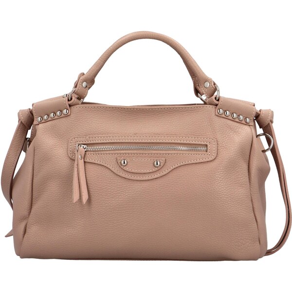 Delami Vera Pelle Dámska kožená kabelka do ruky staroružová - Delami 55539767