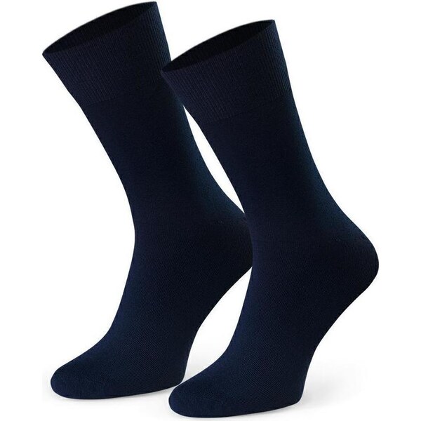 BASIC Tmavomodré pánske bambusové ponožky Art.149 WK007, NAVY BLUE 55411656