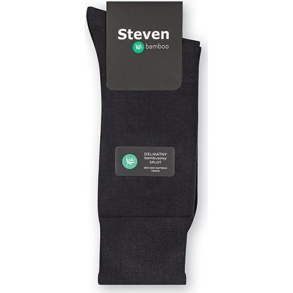 BASIC Grafitové pánske bambusové ponožky Art.031 NL002, GRAPHITE 55411669