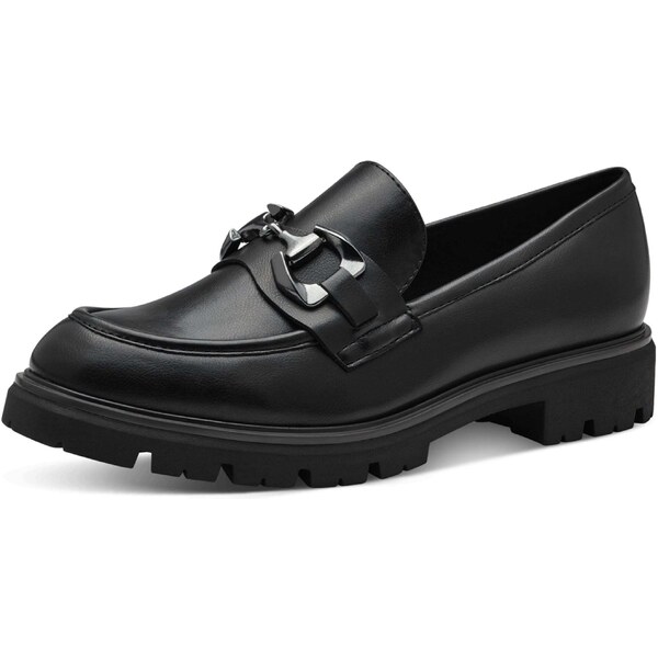 MARCO TOZZI Papuče čierna / strieborná 65843402