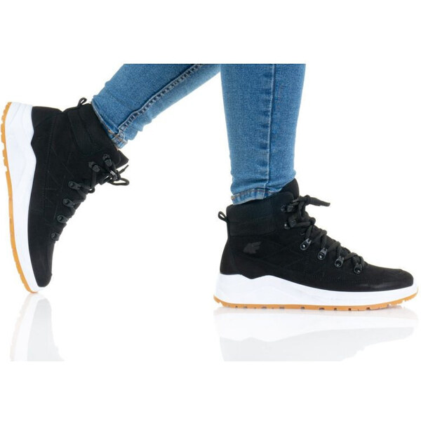 Dámske športové členkové topánky W H4L21-OBDH252 Black with White - 4F 55436549