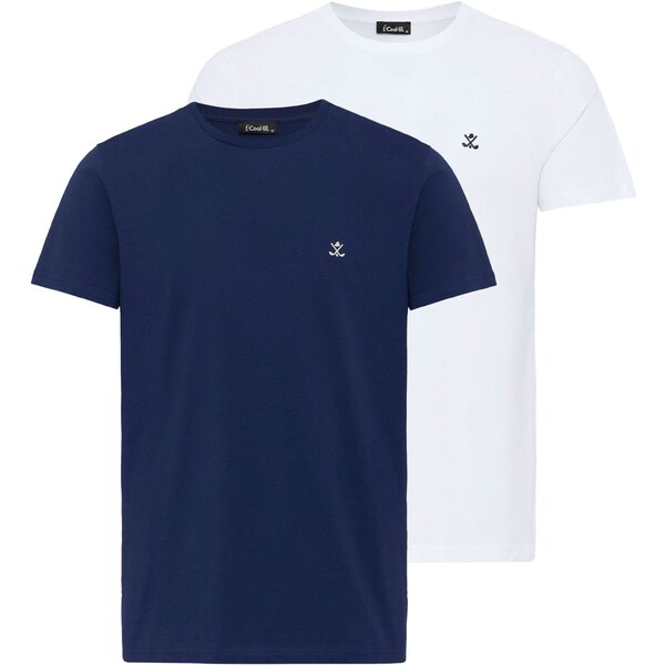 Cool Hill Tričko tmavomodrá / biela 55751845