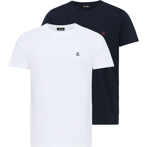 Cool Hill Tričko čierna / biela 55751847