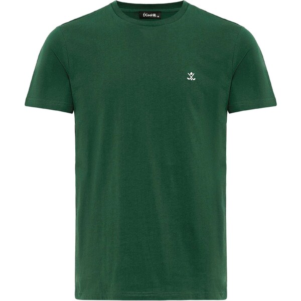 Cool Hill Tričko Antonio zelená / biela 55751844