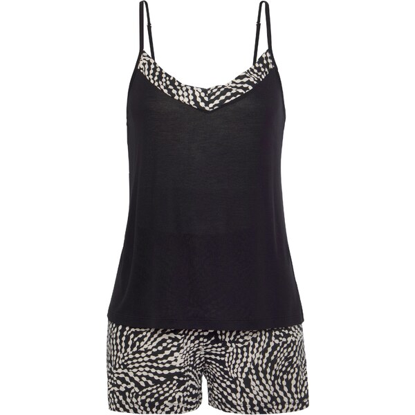 LASCANA Kraťasy krémová / čierna 61984621