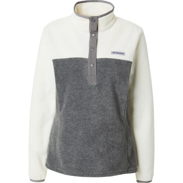 COLUMBIA Športový sveter Benton Springs tmavosivá / biela 57241436