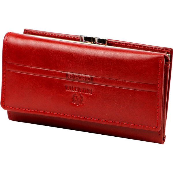 Dámska kožená peňaženka Emporio Valentini červená KZ9669 62179340