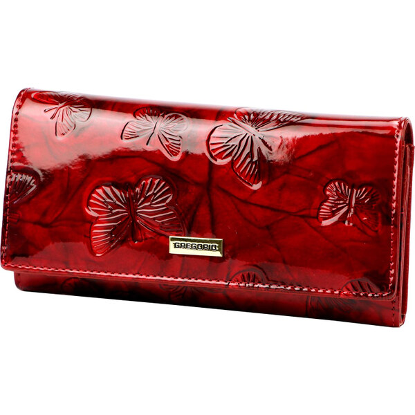 Dámska kožená peňaženka Gregorio červená KZ52657 62179348