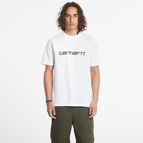 Tričko Carhartt WIP S/S Script T-Shirt White/ Black XL 47093094