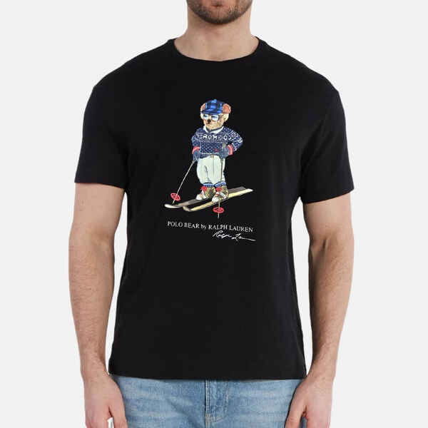 Pánské černé triko Ralph Lauren 55905 55518140