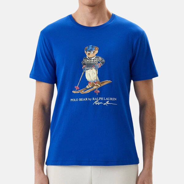 Pánské modré triko Ralph Lauren 55904 55522180