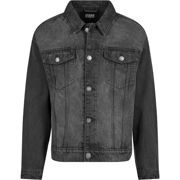 Urban Classics Prechodná bunda čierny denim 56573060