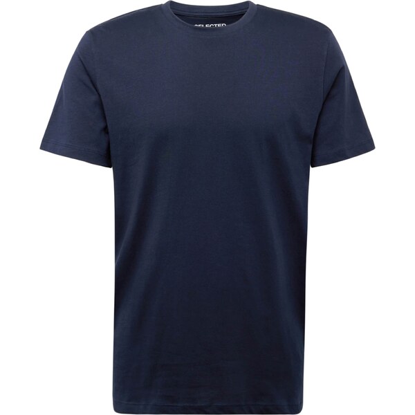 SELECTED Tričko LHASPEN tmavomodrá 63145751