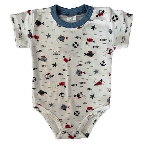 Mrofi Detské body krátke Summer Fish 53241273