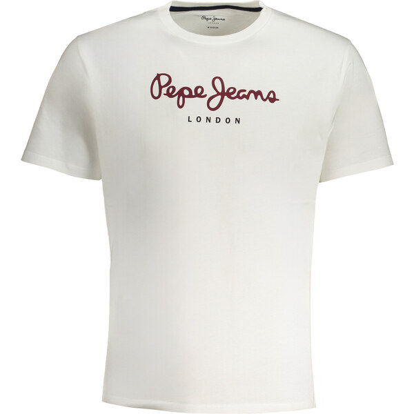 PEPE JEANS MENS SHORT SLEEVED T-SHIRT WHITE 65358492