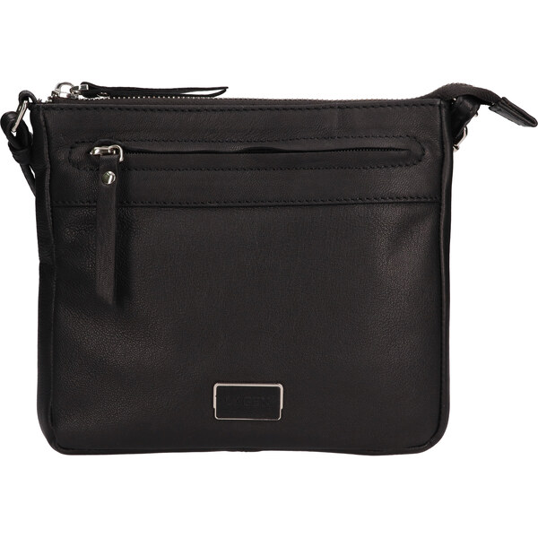 Lagen Dámska kožená crossbody kabelka BLC-23-2594 BLK 66581336