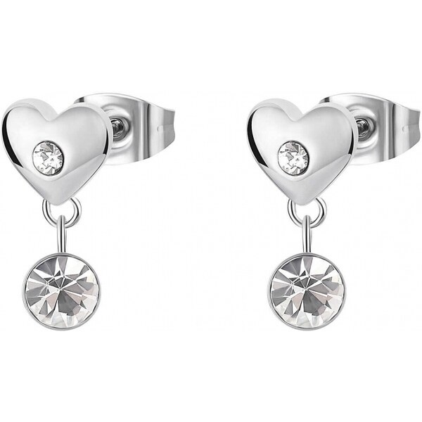 Brosway Srdiečkové náušnice s visiacim kryštálom Chakra BHKE176 66585653