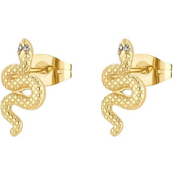 Brosway Moderné pozlátené náušnice Had Chakra BHKE195 66594342