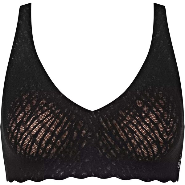 SLOGGI Podprsenka ZERO Feel Bliss svetlosivá / čierna 55647617