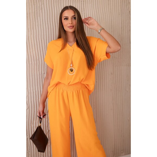 Kesi Dámsky komplet Bianca s príveskom - blúzka + nohavice 64959921