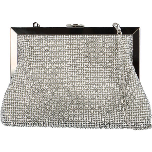 Dámska listová kabelka strieborná - Michelle Moon Eyva strieborná 57978808