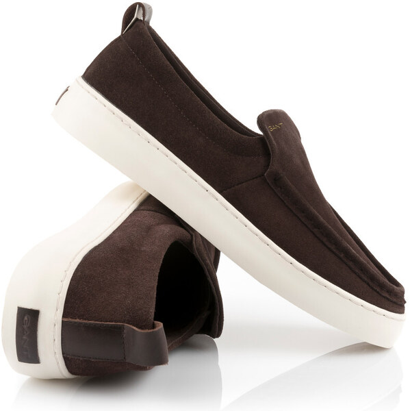 MOKASÍNY GANT LAWILL DARK BROWN 49948653