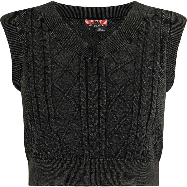 myMo ROCKS Sveter čierna melírovaná 56756682