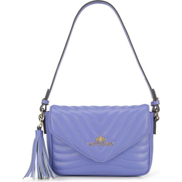 Dámska prešívaná kožená kabelka Wittchen so strapcom 95-4E-620-V 66065318