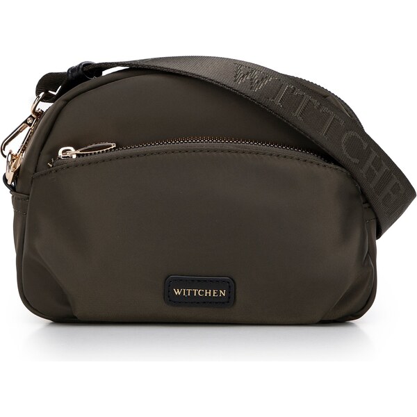 Dámska nylonová crossbody kabelka Wittchen, zelená 99-4Y-101-Z 66065377