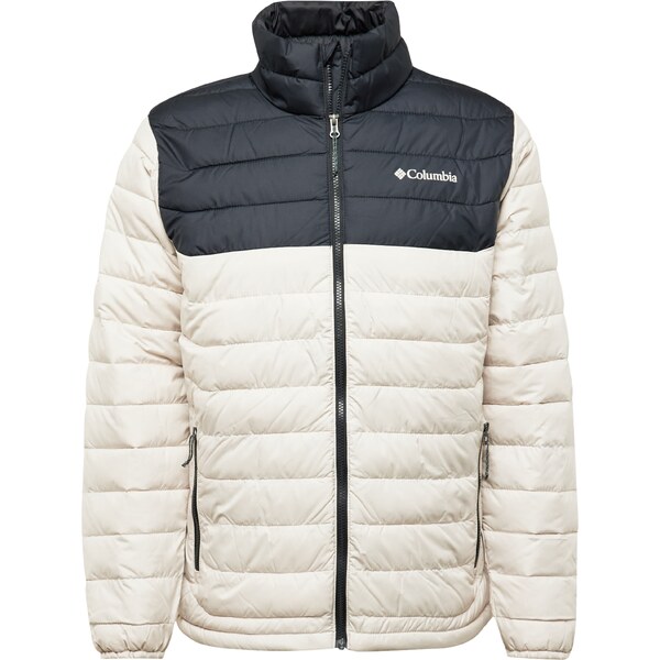 COLUMBIA Outdoorová bunda Powder Lite II svetlosivá / čierna 57349489