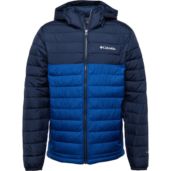 COLUMBIA Outdoorová bunda Powder Lite II modrá / tmavomodrá / biela 57349522
