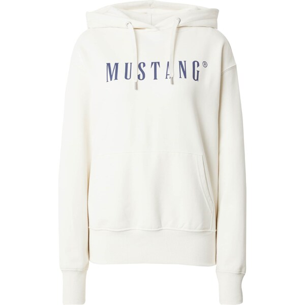 MUSTANG Mikina Margo tmavomodrá / biela 57309758