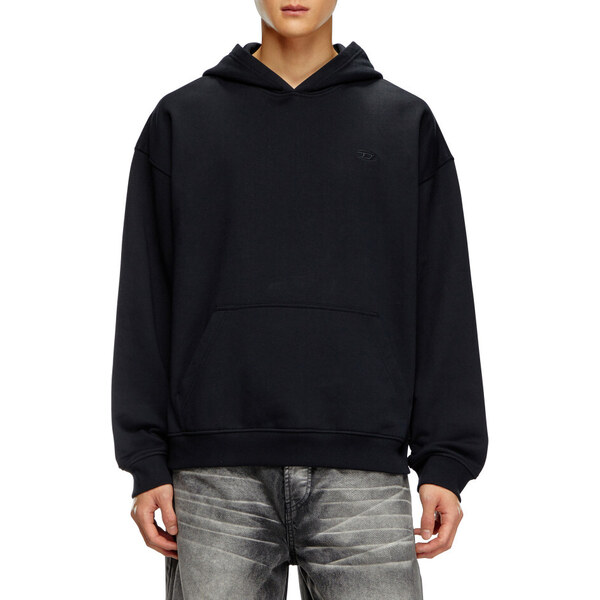 MIKINA DIESEL S-BOXT-HOOD-BLEACH SWEAT-SHIRT 55779579