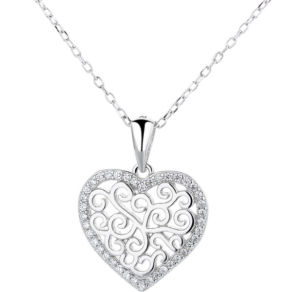 MAJYA Strieborný prívesok s retiazkou PENELOPE 11047 64581954