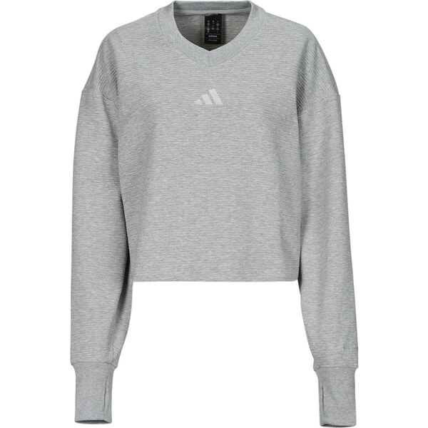 adidas Mikiny ALL SZN Ribbed V-Neck Sweatshirt adidas 65470782