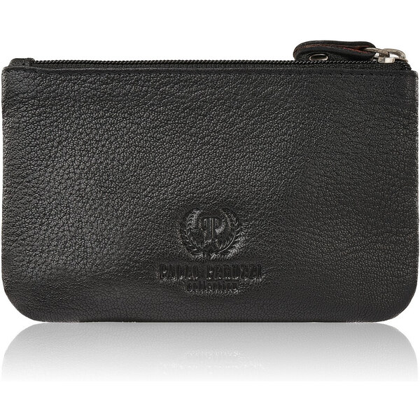 Paolo Peruzzi Kožené puzdro na kľúče T-51-NBL | čierna T-51-NBL 55849808