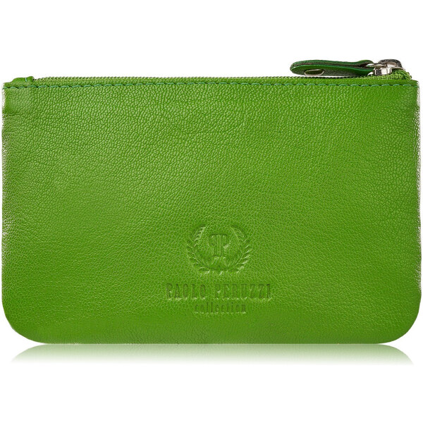 Paolo Peruzzi Kožené puzdro na kľúče T-51-NGR | zelená T-51-NGR 65974399