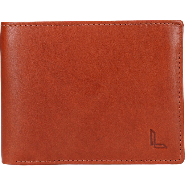 Lagen Pánska kožená peňaženka LG-7648 COGNAC 66579752