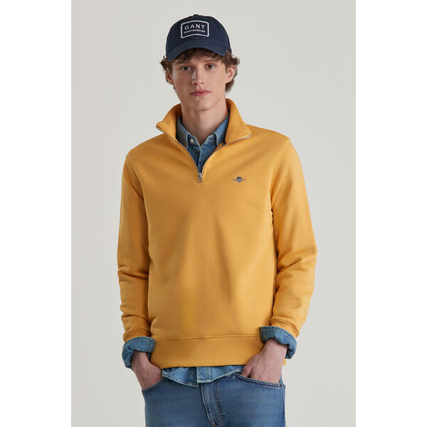 MIKINA GANT REG SHIELD HALF ZIP SWEAT FADED SUNSET 55856976