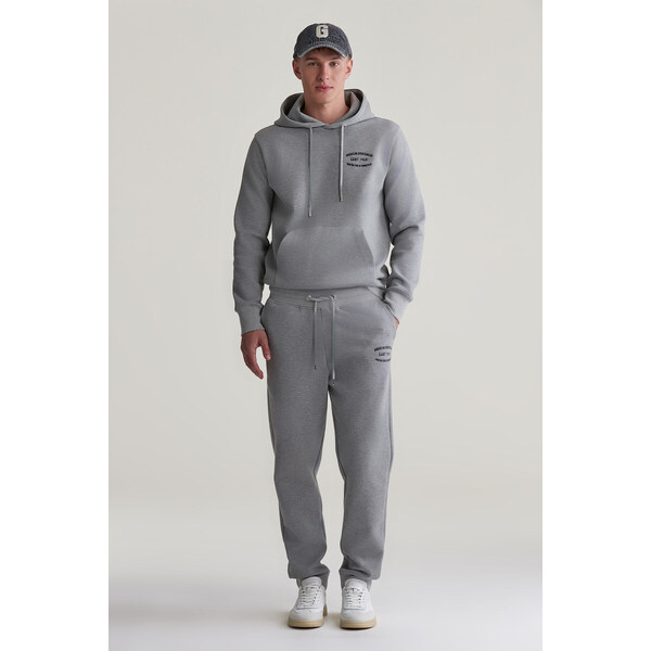 TEPLÁKY GANT SMALL GRAPHIC SWEATPANTS GREY MELANGE 55856987