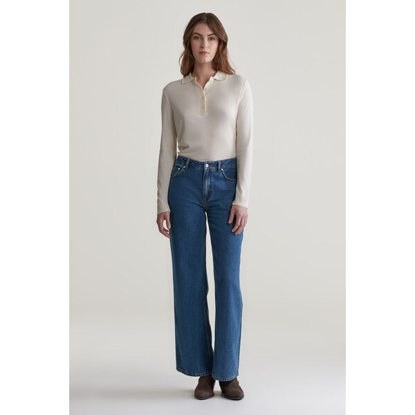 DŽÍNSY GANT REL STRAIGHT JEANS INDIGO 55857029