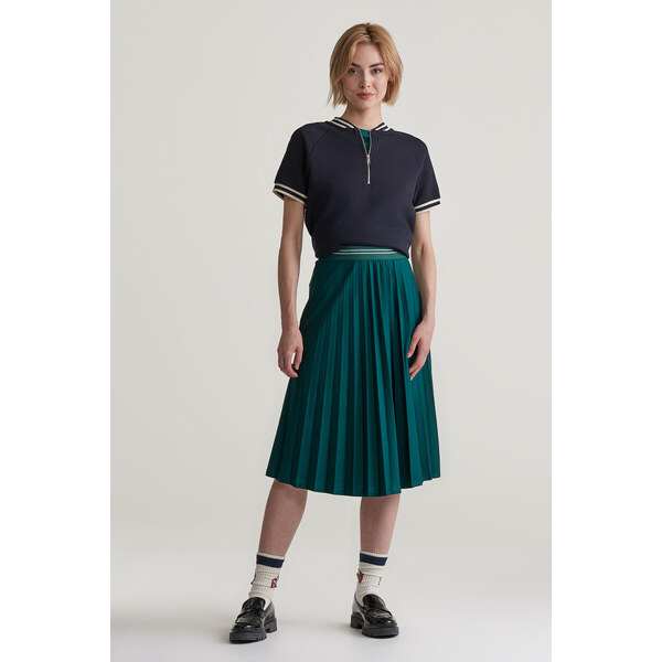 SUKŇA GANT JERSEY PLEATED SKIRT DEEP FOREST 55857055